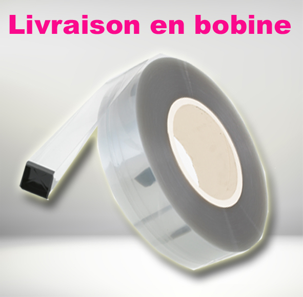 Livraison en bobine transparente